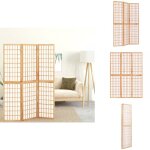Cloison de sparation pliable 3 panneaux 120x170 cm - cloison japonaise - sparateur pice - cran d'intimit ...
