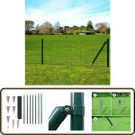 Vidaxl - clôture euro acier 10 x 1, 7 m vert - clôture acier - clôture européenne - clôture jardin - ... Vidaxl - clôture euro acier 10 x 1, 7 m vert - clôture acier - clôture européenne - clôture jardin - ...