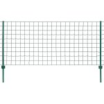 Clture de jardin ou terrasse en acier et en pvc rsistants aux verts taille : 20x1. 5m / 100x100mm