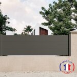 Packit - clôture aluminium 3 lames modèle plein en kit dimensions l. 2107 mm (poteaux compris) x h. 660 ... Packit - clôture aluminium 3 lames modèle plein en kit dimensions l. 2107 mm (poteaux compris) x h. 660 ...