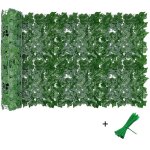 Clôture artificielle de feuilles de lierre artificielles, 300x100cm Écran de clôture antivol de jardin ... Clôture artificielle de feuilles de lierre artificielles, 300x100cm Écran de clôture antivol de jardin ...