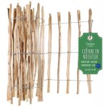 Cl�ture en bois de noisetier 100 cm x 5 m espacement lattes 3 - 5cm