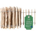 Creative home - cl�ture en bois de noisetier 35 cm x 5 m espacement lattes 7 - 9 cm