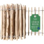 Creative home - cl�ture en bois de noisetier 50 cm x 5 m espacement lattes 7 - 9 cm