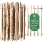 Creative home - cl�ture en bois de noisetier 60 cm x 5 m espacement lattes 7 - 9 cm