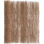 Clture en brande marron 600 x 180 cm bois de brosse vidaxl