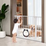 Cl�ture pour chien, barri�re de s�curit� en acier au carbone, enclos pour chien autonome, barri�re de ...