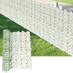 Cl�ture de confidentialit� en fleurs artificielles, haie artificielle, d�coration de jardin ext�rieur, ...