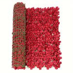 Cl�ture de confidentialit� en fleurs artificielles, haie artificielle, d�coration de jardin ext�rieur, ...