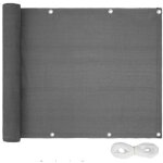 Cl�ture d'�cran de confidentialit� de balcon 90x500cm, couverture de cl�ture de garde - corps r�sistante ...