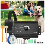 Cloture electrique pour animaux, collier anti fugue chien lectrique automatique dressage chien avec ...