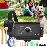 Cloture electrique pour animaux, collier anti fugue chien �lectrique automatique dressage chien avec ...