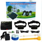 Cl�ture �lectrique pour chien, collier d'�vasion avec 2 colliers