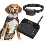 Trimec - clture lectrique sans fil 2 en 1 pour chien, systme de confinement des limites des animaux ...