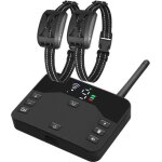 Cl�ture �lectrique sans fil rechargeable 2 en 1 syst�me confinement animaux domestiques collier dressage ...