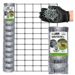 Cl�ture en grillage forestier 125 / 13 / 15 l 50 m pour moutons, b�liers, poneys, bovins et chiens