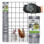 Cl�ture en grillage forestier 150 / 15 / 15 m 25 m, r�sistante et dense, id�ale pour les poules et les ...