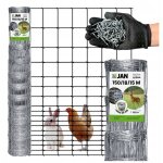 Cl�ture en grillage forestier 150 / 18 / 15 m 25 m, r�sistante et dense, id�ale pour les poules et les ...