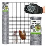 Cl�ture en grillage forestier 150 / 24 / 15 m 25 m, r�sistante et dense, id�ale pour les poules et les ...