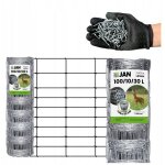 Cl�ture en grillage forestier, hauteur 100 / 10 / 30 l, 50 m de longueur offerte pour le gibier