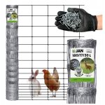 Cl�ture en grillage forestier, hauteur 180 / 17 / 30 l, 50 m, �paisseur gratuite, pour chevreuils et ...