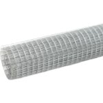 Cl�ture?grillage pour voli�re acier galvanis� 10x0, 5 m argent� cfw24985