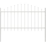 Clture de jardin blanc 170 x 100 cm vidaxl