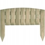 Clôture de jardin en bois palissade 40 cm Clôture de jardin en bois palissade 40 cm