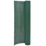 The living store - clture de jardin double face 110x400 cm vert - clture de jardin - clture pvc - ...