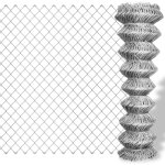 Maisonchic - clture de jardin, grillage de jardin, clture  mailles losanges acier galvanis 15x1, ...