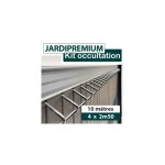 Cloture&jardin - kit occultation composite gris anthracite 10m - jardipremium - 1, 73m