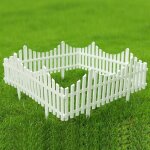 Clture de jardin, plastique blanc edgings plante gazon / pelouse, bordures, panneaux de chemin de paysage ...