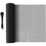 Clture en maille plastique noir, 5 m x 40 cm, filet polyvalent pour protection des arbres, barrire ...