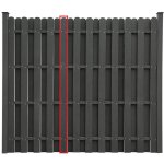 Home deluxe - clôture pare - vue wpc panneau de remplacement vista - 180 cm Home deluxe - clôture pare - vue wpc panneau de remplacement vista - 180 cm
