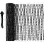 Cl�ture en plastique noir, 5 m x 40 cm, filet de protection polyvalent pour arbres, chats, chiens, lapins ...