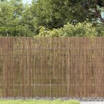 Torana - cl�ture en roseau marron 400 x 160 cm roseau