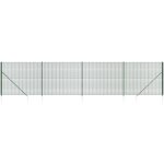 Clture en treillis mtallique et piquet d'ancrage vert 1, 6x10m vidaxl