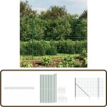 Vidaxl - clôture en treillis métallique et piquet d'ancrage vert 2x25 m - clôture en treillis métalliques ... Vidaxl - clôture en treillis métallique et piquet d'ancrage vert 2x25 m - clôture en treillis métalliques ...