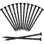 Clous bordure de gazon, tuteur tomate, 25pièces piquets d'ancrage de jardin en plastique clou de sol ... Clous bordure de gazon, tuteur tomate, 25pièces piquets d'ancrage de jardin en plastique clou de sol ...