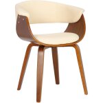Chaise de sala bruce crema