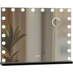 Clp - miroir de courtoisie norlina noir avec bluetooth