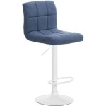 Clp - tabouret de bar calme de tissu bleu, wei