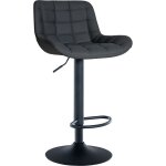 Clp - tabouret de bar tover noir similicuir
