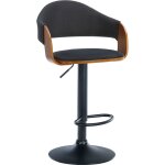 Clp - tabouret nilse noix / bar noir, schwarz Clp - tabouret nilse noix / bar noir, schwarz