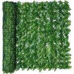 Clture artificielle de feuilles de lierre, 0, 5m x 1m brise vue jardin haie artificielle en rouleau, ...