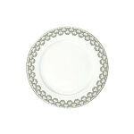 Cmp - 12 assiette plate 26 cm - ginko - home deco factory