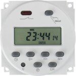Cn101a entre dc / ac 12v, sortie 200 - 250v ac, 16a ampres digital lcd power programmable timer, relais ...