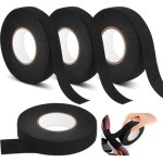 Coavas - lot de 4 ruban de c�bles noir, r�sistant � la chaleur rubans 2 tailles, ruban adh�sif isolant ...