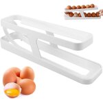 Coavas - distributeur d'?ufs pour r�frig�rateur rouler automatiquement la bo�te � ?ufs, rangement oeuf ...