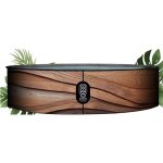 Coco bain piscine maui - piscine hors sol 250cm de diam�tre - imitation bois v�ritable